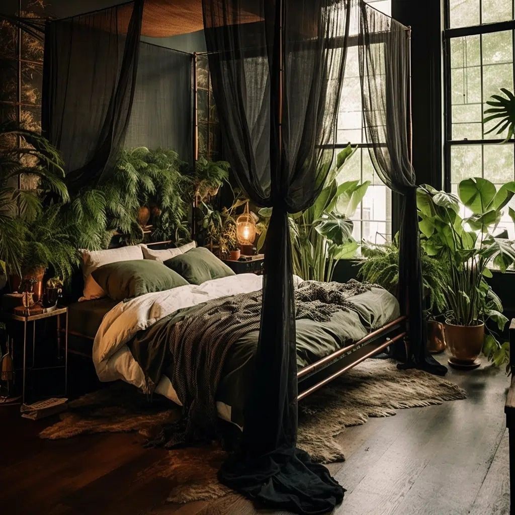 16 Dark Feminine Bedroom Bohemian Inspirations